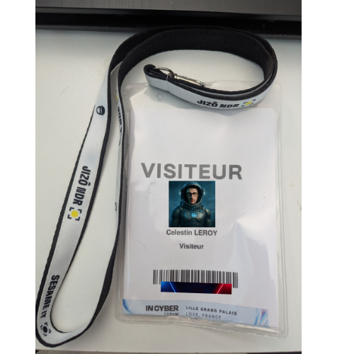 Preuve photo — InCyber 2024 (QR masqué)