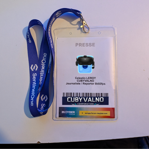 Preuve photo — InCyber 2025 (QR masqué)
